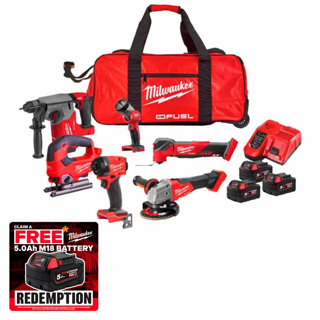 Milwaukee M18 FUEL 6-Piece Kit